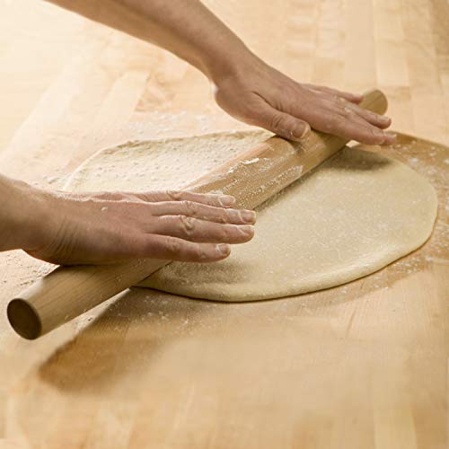 French Rolling Pin (Rubber Wood Rolling Pin)