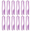 12 Pcs Toaster Tongs (6 Inch / Purple)