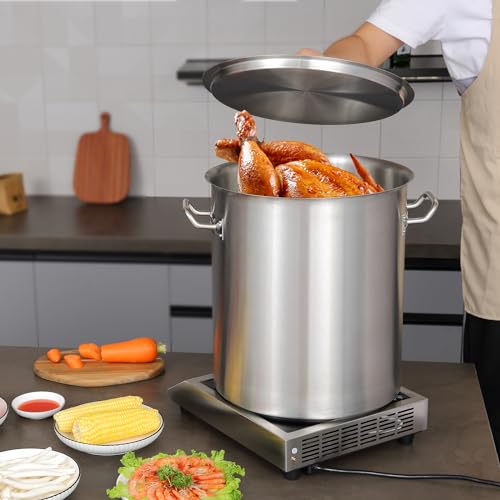 18 8 Stainless Steel Stockpot (44.4 Quarts)