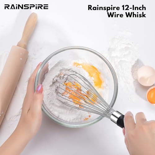 Whisk for Cooking Reinforced Anti (Black / 12 inch)
