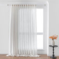 Natural Linen Living Room Curtains (100"W x 95"L (Pack of 1) / Beige White)