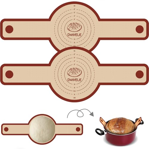 Silicone Bread Sling (Red / 2 Pieces (Round))