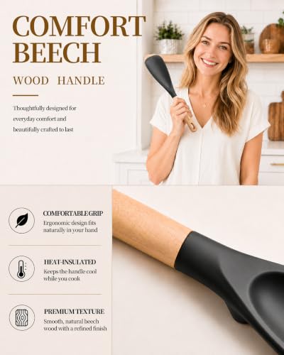 Cooking Spoon (Black & Gray)