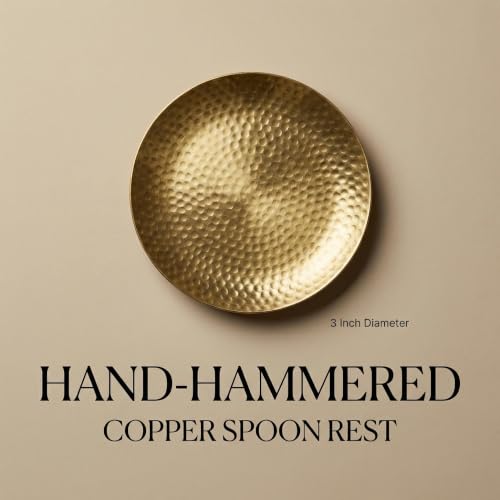 Small Brass Coffee Spoon Rest for Coffee Bar