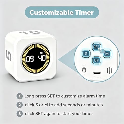 Pomodoro Timer Visual (White)