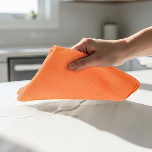 Orange Flour Sack Towels [12 Pack (Orange / 12 Pack)