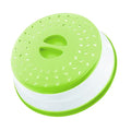 Collapsible Microwave Splatter Cover (10.5 IN,green)