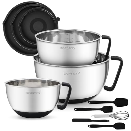 Stainless Steel Mixing Bowls (Black)