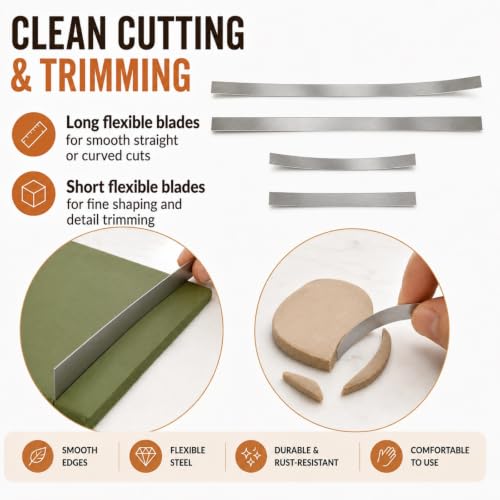 16pcs Polymer Clay Tools kit (12 clear)
