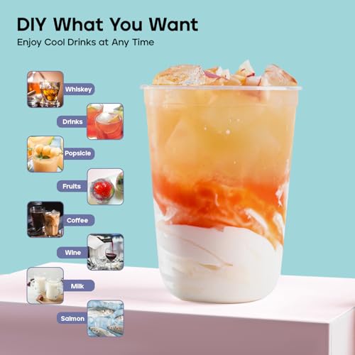 Ice Cube Trays with Lid and Bin (0.8in/96 balls&box)