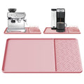 Silicone Coffee Mat with Raised Edges 24" x 16" (Pink / 16'' x 24'')