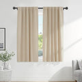 Living Room Curtains (Biscotti Beige / 52"W x 72"L (Pack of 2))