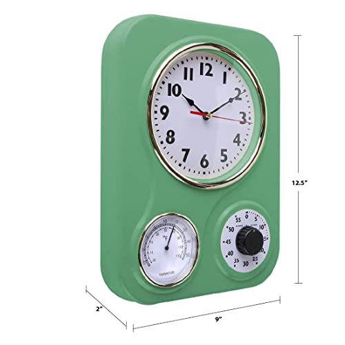 9 Inch x 12.5 Inch (Retro Green)
