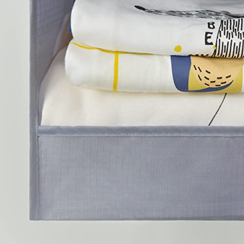 3 Shelf Hanging Closet Organizer (3-shelf Ash Gray / 2-Pack)