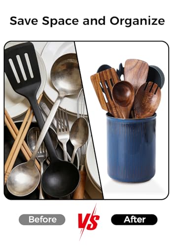 Utensil Holder (Flambe Blue / 6.7 inch)