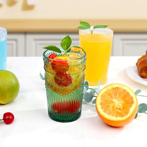 6pcs Vintage Drinking Glasses Set (Atroviens)