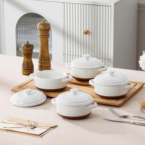 12 OZ Mini Dutch Oven Set (Khaki White)