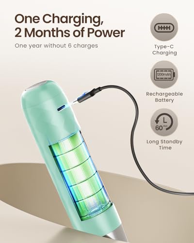 Rechargeable Milk Frother (Blue)