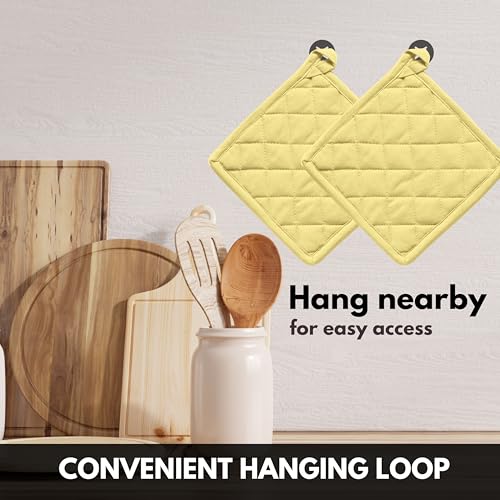 Oven Mitt 7"x13" (Pale Yellow)