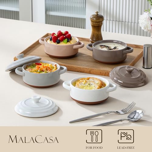 12 OZ Small Casserole Dishes for Oven (Multicolor)