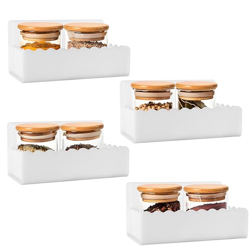 6 inch Spice Rack Wall Mounted (6" / White)