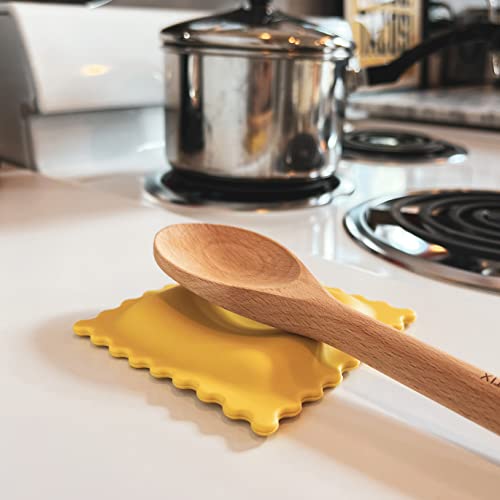 Genuine Fred SAUCED UP Ravioli Spoon Rest (Yellow)