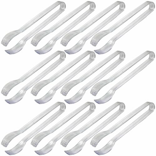 Mini Clear Plastic Tongs (Standard)