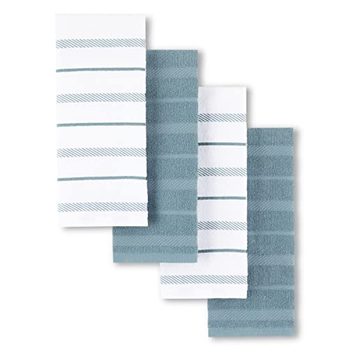 Albany Kitchen Towel 4 (Fog Blue / 16"x26")