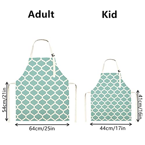 Matching Aprons for Kids & Adults (Green)