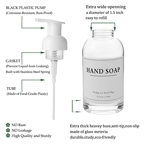 2 Pack Foaming Soap Dispenser (White)