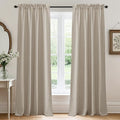 Sheer Curtains 108 inches (Z - Natural / 52"W x 108"L (Pack of 2))