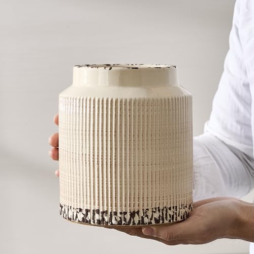 JIEMEI HOME Kitchen Utensil Holder (Antique Beige)