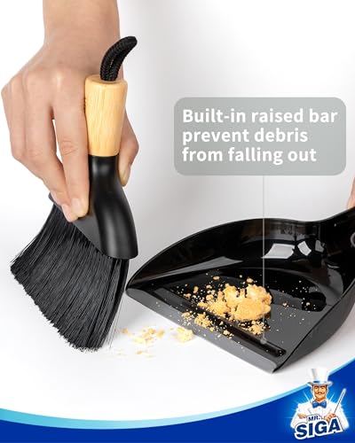 Mini Dustpan and Brush Set (Black)