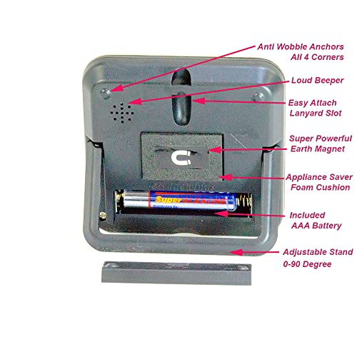 Elegant Digital Kitchen Timer Stainless Steel (Plumberry)