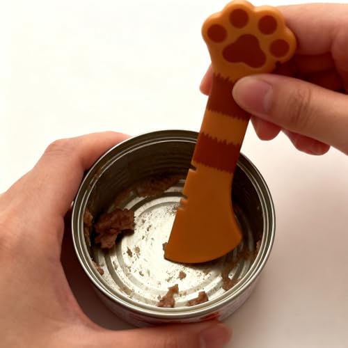 Cat Spoons for Wet Food Pet Can Lid Cover (Mixing colors)