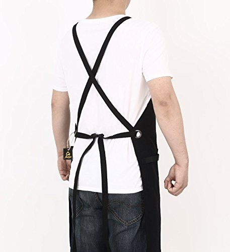 Heavy Duty Canvas Work Apron (Black)