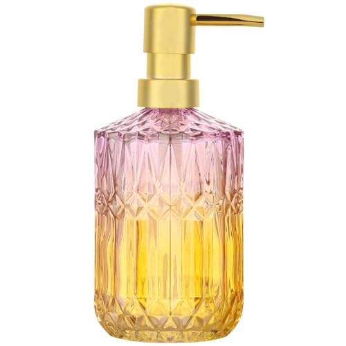 Soap Dispenser with Pump Refillable (Purpleorange)