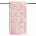1 Pc Pink 3D Pumpkin Jacquard Hand Towel for Bathroom (13.7" x 29.5", 1PC / Pink)