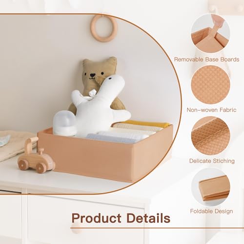 Drawer Organizer Clothes (Brown / 21PACK)