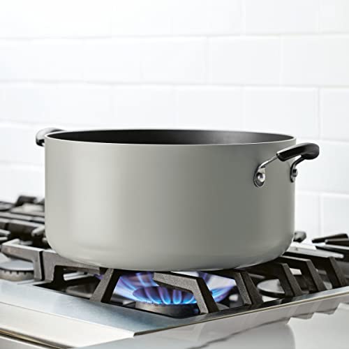 Cookware Nonstick Stockpot with Lid (Silver)