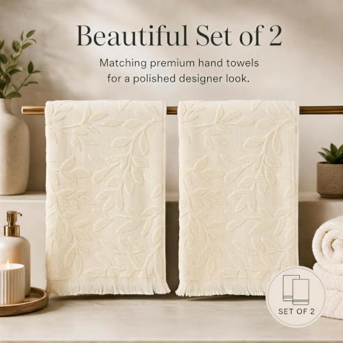 Decorative Hand Towels for Your Bathroom Or Kitchen (Beige)