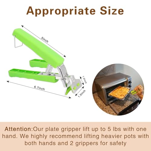 3 Pack Hot Plate Grippers for Kitchen Use