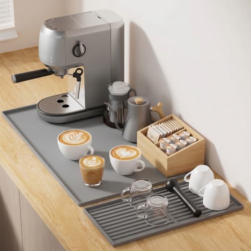 Coffee Bar Mat Set (Gray)