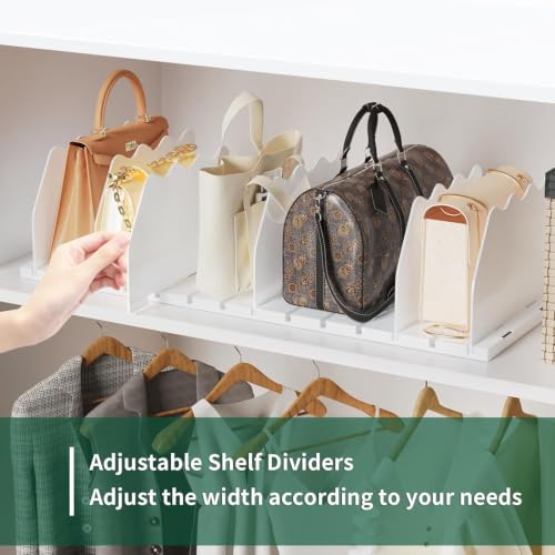 Shelf Divider for Closet (White)