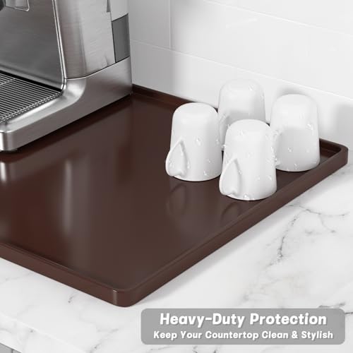 Silicone Coffee Mat (Brown / 12" x 19")