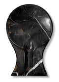 Luxury Handmade Multi Black Marble Spoon Rest for Kitchen Counter (Multi Black)