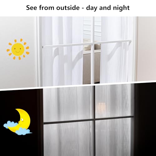 Patio White Curtains for Sliding Door (100"W x 90"L (Pack of 1) / White)
