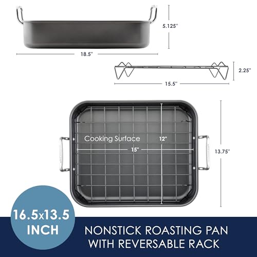 Nonstick Roasting Pan with Rack (Roasting Pan)