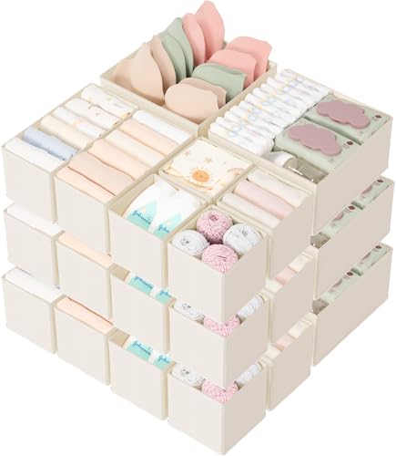 Drawer Organizer 18 (Beige / 18 Pack)