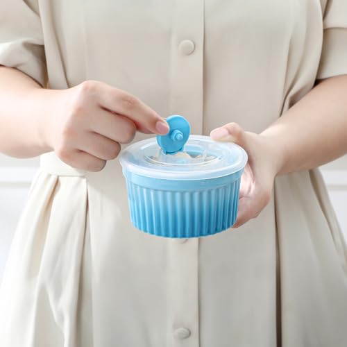 6 oz Ramekins with Lid (Blue / 6 oz)